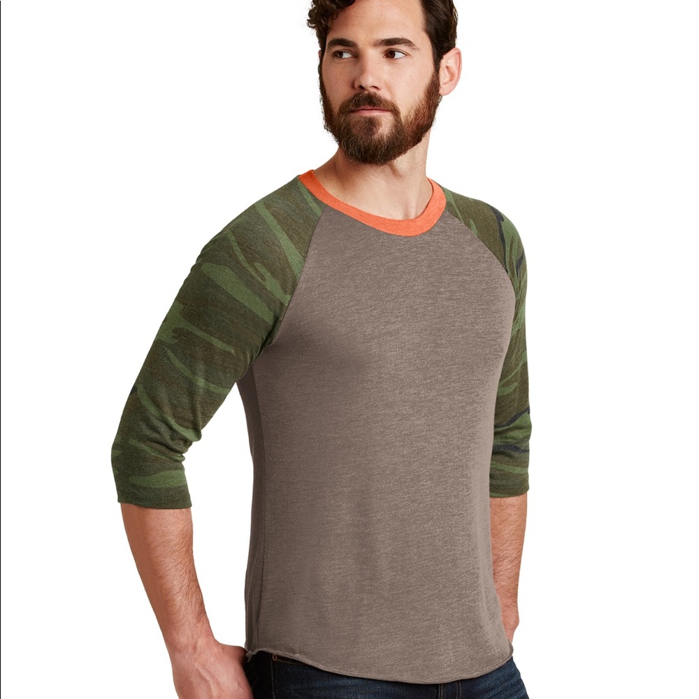 Alternative Earth Men’s Baseball Tee - Picture 3 of 9